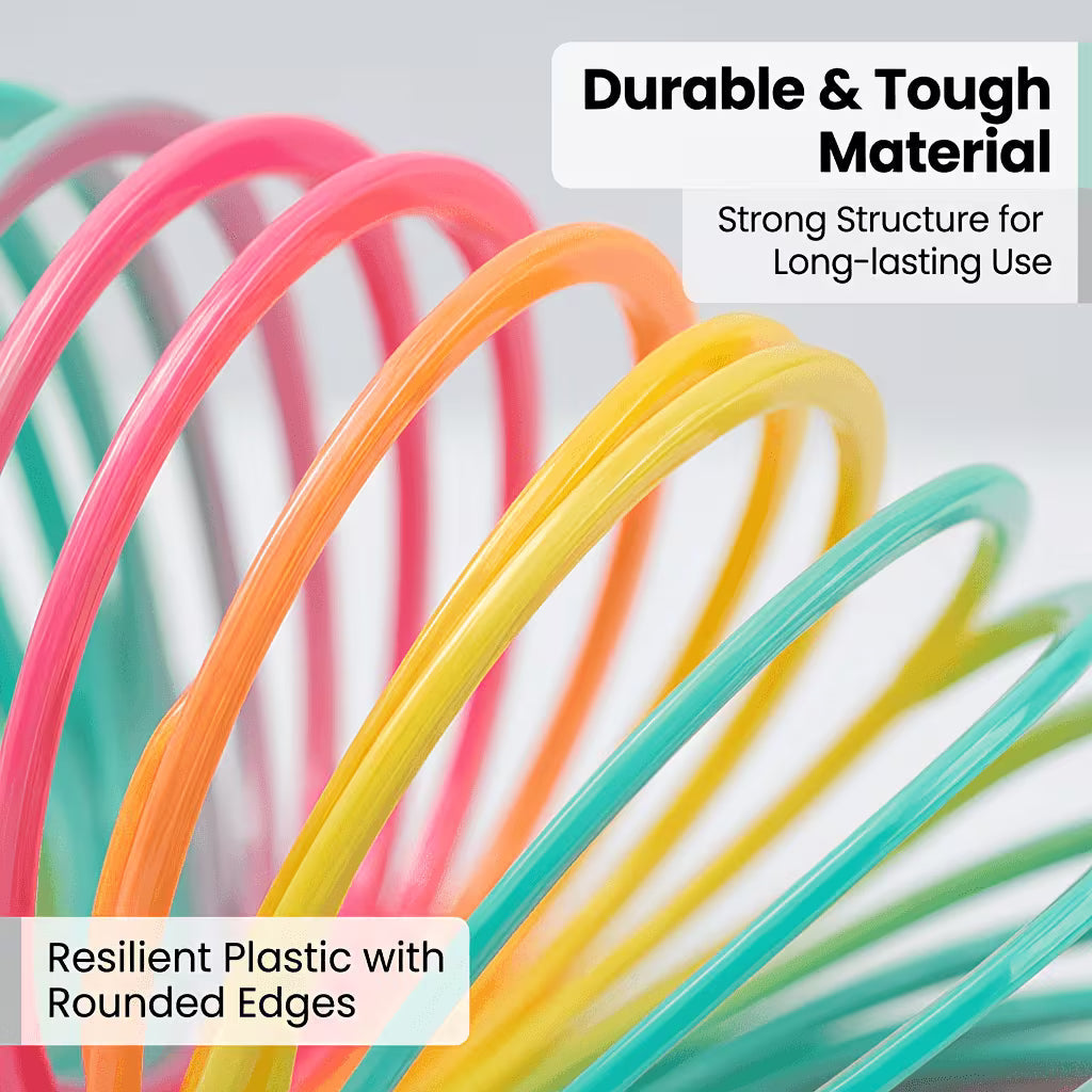 Elastic Rings - Rainbow Spring Toys