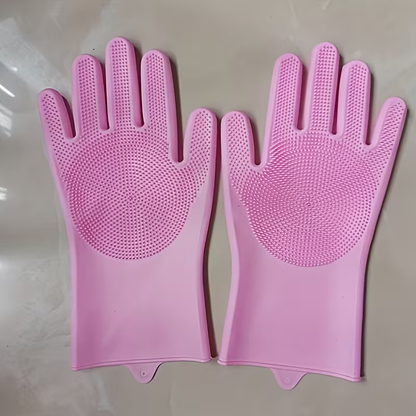 Multi-functional dishwashing gloves - reusable