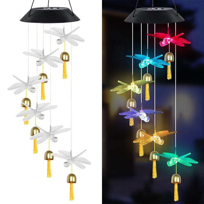 💥 Hot Sale 🌟 Color-changing LED Creative Solar Wind Chimes