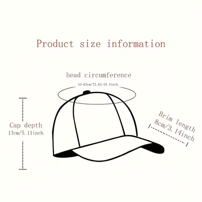 Retro washed baseball cap, solid color washed casual sports cap