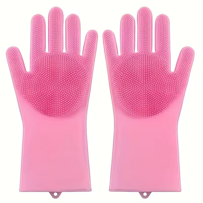 Silicone dishwashing gloves | Durable kitchen gloves