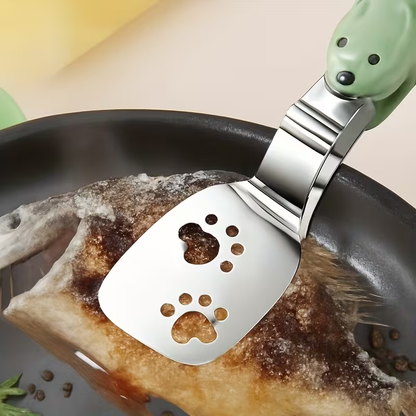 Household stainless steel fish spatula, portable kitchen tool