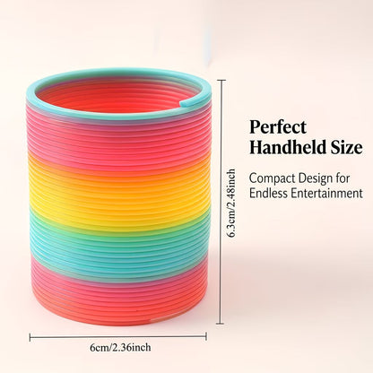 Elastic Rings - Rainbow Spring Toys