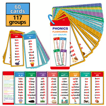 🔥Hot Sale 50% OFF🔥Phonics Word List Card Set
