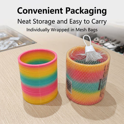 Elastic Rings - Rainbow Spring Toys