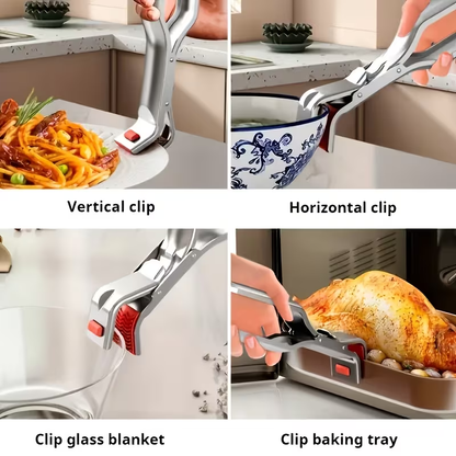 Stainless steel heating clips, non-slip, high-temperature resistant oven tray clips